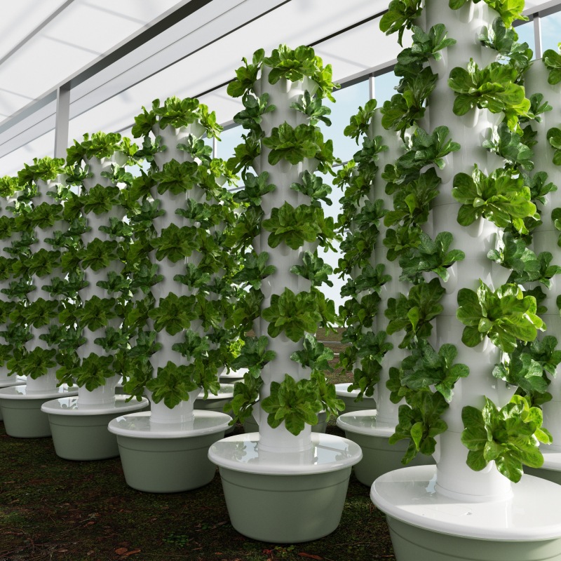 9 Layer Hydroponic Tower Growi - đánh giá và giá Hydroponic Tower Planter