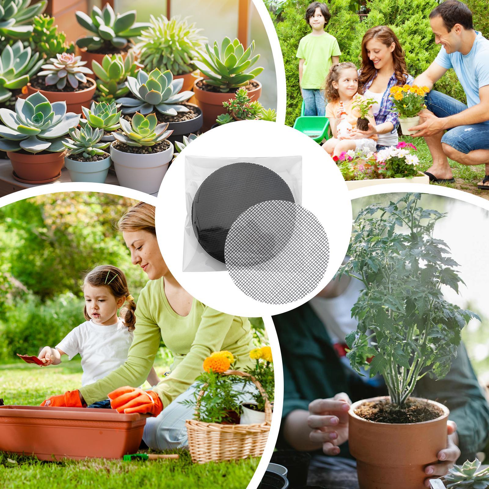Drainage Mesh 50-Piece Flexibl - đánh giá và giá Net Pot 3 Inch
