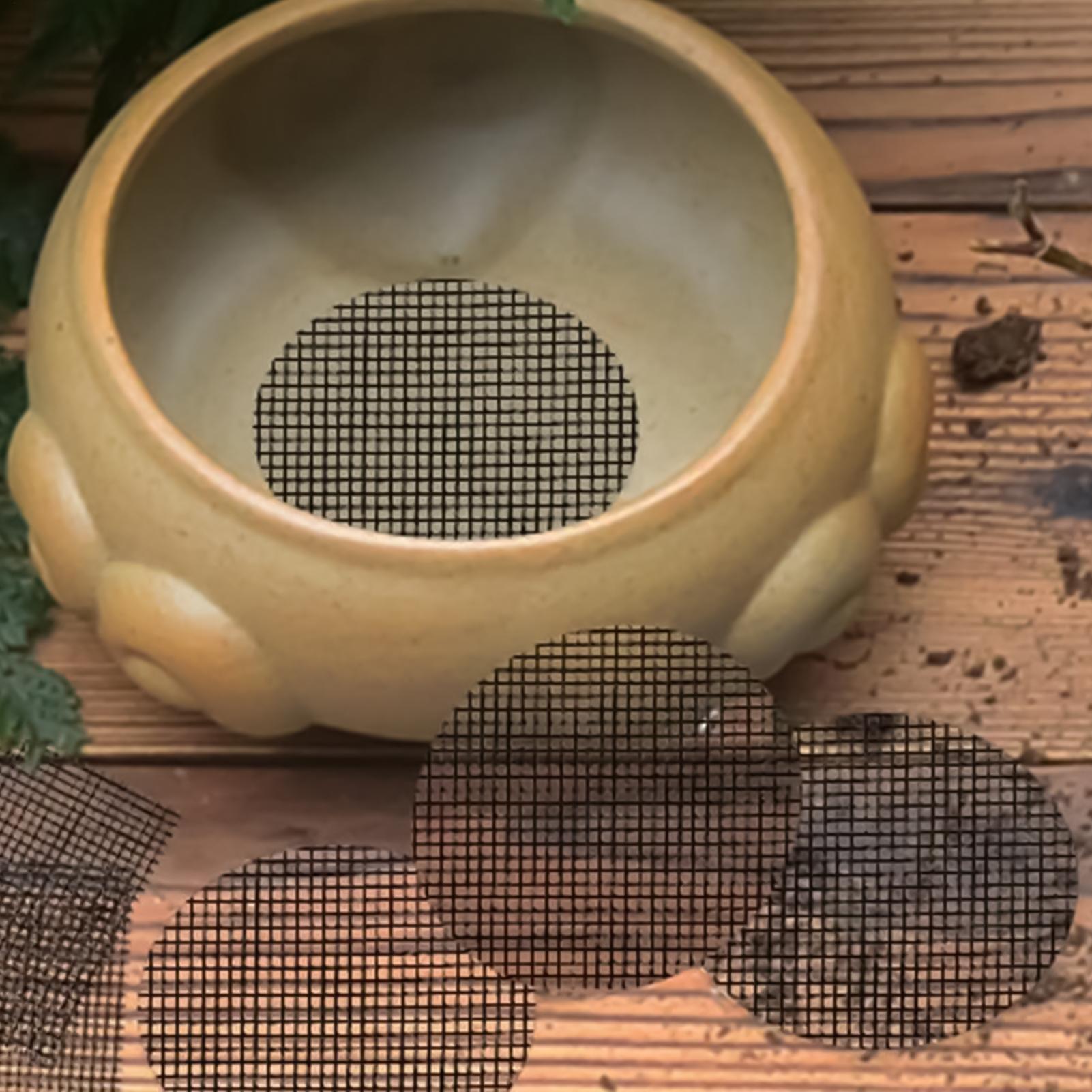 50-Piece Drainage Mesh Screen  - đánh giá và giá Net Pot 3 Inch