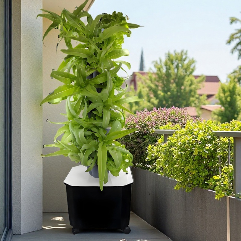 Vertical hydroponic tower Home - đánh giá và giá Hydroponic Tower Planter