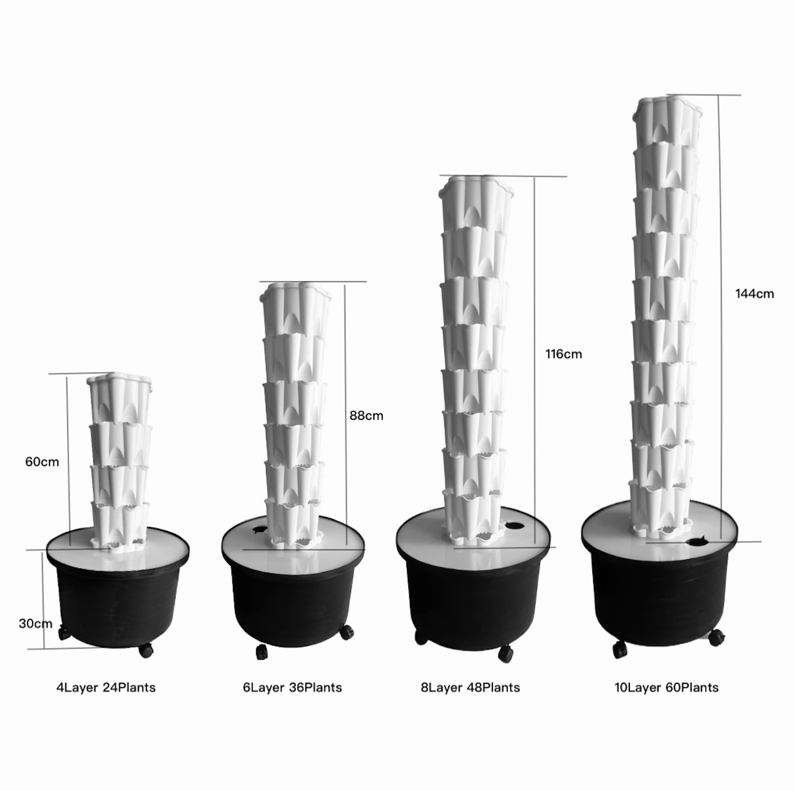 Hydroponic Tower Growing Syste - đánh giá và giá Hydroponic Tower Planter